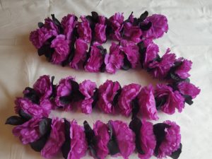 Dashboard Garland - Purple and Black